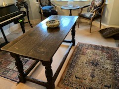 Small oak refectory table circa 1740