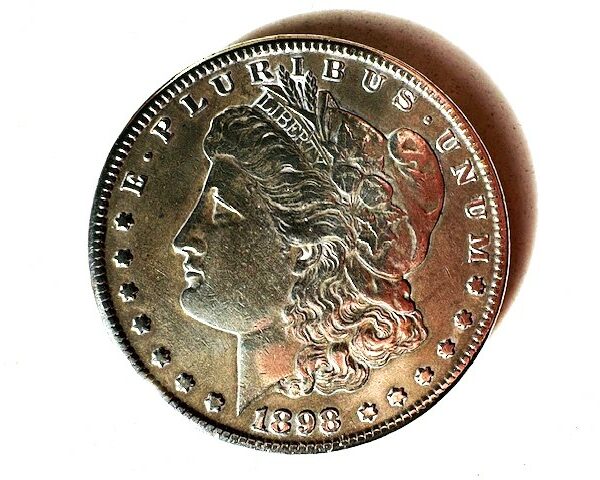 US Silver dollar 1898-S Morgan